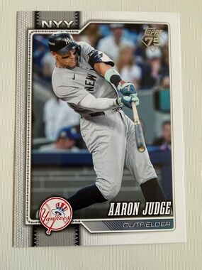 Topps Series 1 Oversized Aaron Judge card. OTC-3